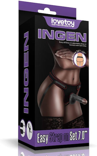 Adjustable Strap On With Dildo 7.0 (έως 18 Δόσεις)