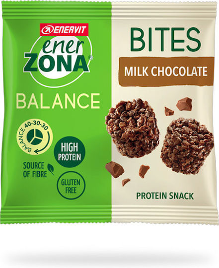 Enerzona Enervit Balance Bites Μπάρα με 30% Πρωτεΐνη & Γεύση Milk Chocolate 24gr