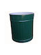 Maninos Pot Barrel Metal Green 64x64x58cm.