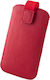 Slim Up Mono 6 0' Back Cover Δερμάτινο Κόκκινο (Huawei Mate 10 Pro)