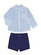 Mayoral Kids Set with Shorts Summer 2pcs Navy Blue