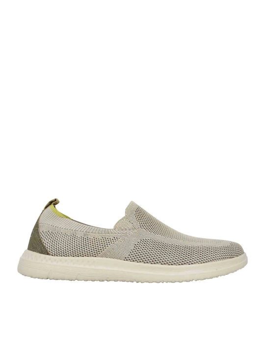Πάνινα Ανδρικά Slip-On Γκρι