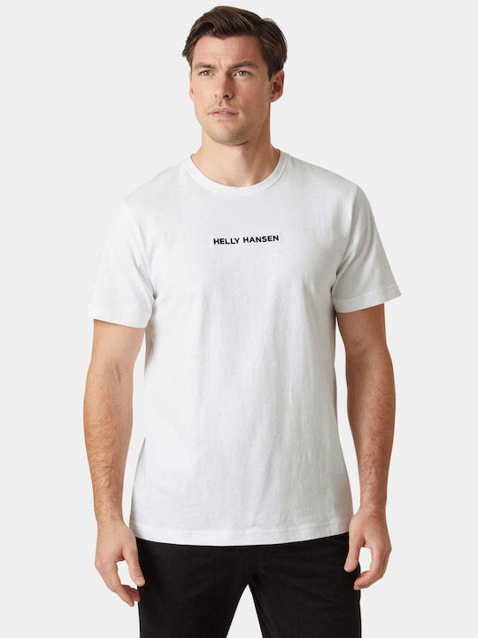 Helly Hansen Ανδρικό T-shirt Κοντομάνικο Λευκό