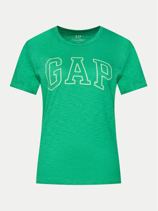 GAP Γυναικείο T-shirt Πράσινο