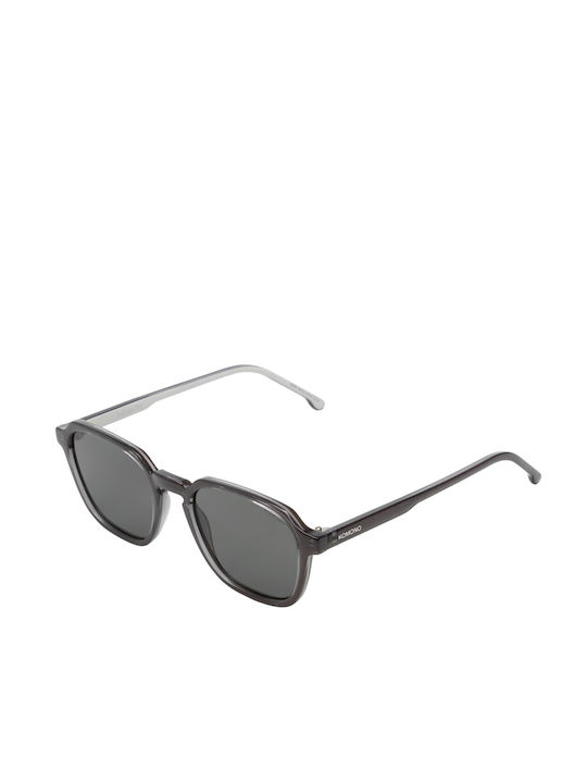 Komono Matty Sunglasses with Gray Plastic Frame and Black Lens KOM-S9530