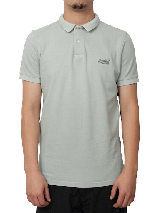 Superdry Destroy Polo Kurzarmbluse Mint