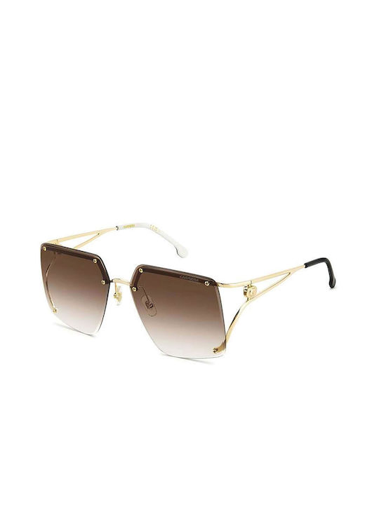 Carrera Carrera Women's Sunglasses with Gold Metal Frame and Brown Gradient Lens