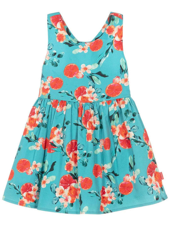 Rochie Fete Fără Mâneci Floral Eșarfe