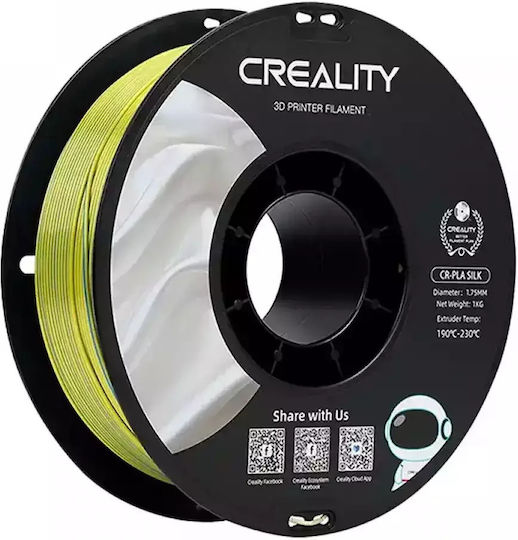 Creality3D PLA 3D Drucker Filament 1,75mm Gelb/Blau 1kg 1 Stück (Spule)