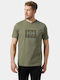 Helly Hansen Herren T-Shirt Kurzarm Olive