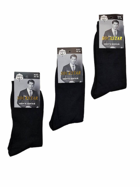Esthisis Ανδρικές Κάλτσες Μαύρο 3Pack