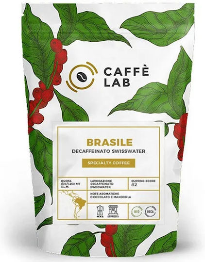 Cafea Espresso Caffè Lab Brazil Decafeinizată Swisswater 250g Boabe
