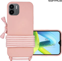 Sonique Umschlag Rückseite Silikon 0.5mm Rosa (Redmi A1)