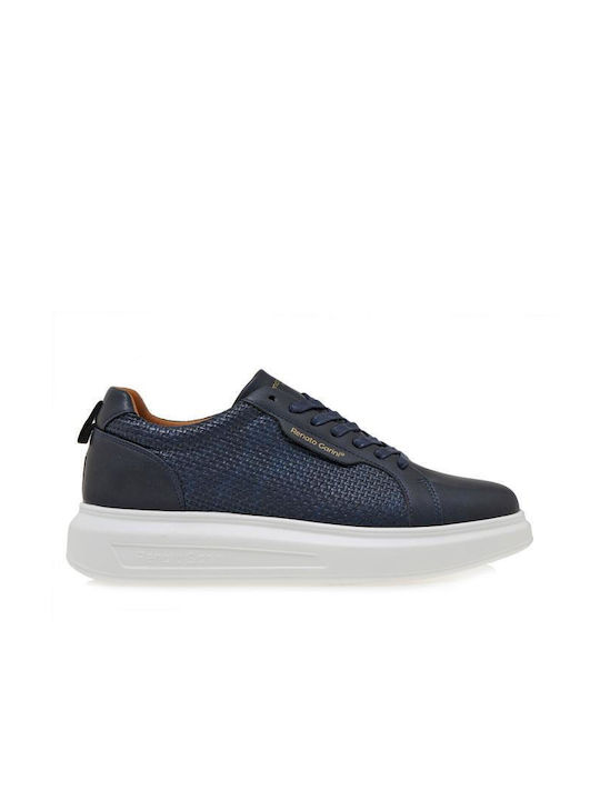 Renato Garini Herren Sneakers Blau