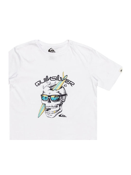 Quiksilver Παιδικό T-shirt White One Last Surf