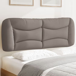 vidaXL LED Headboard Cushion Fabric Beige-Grey ...