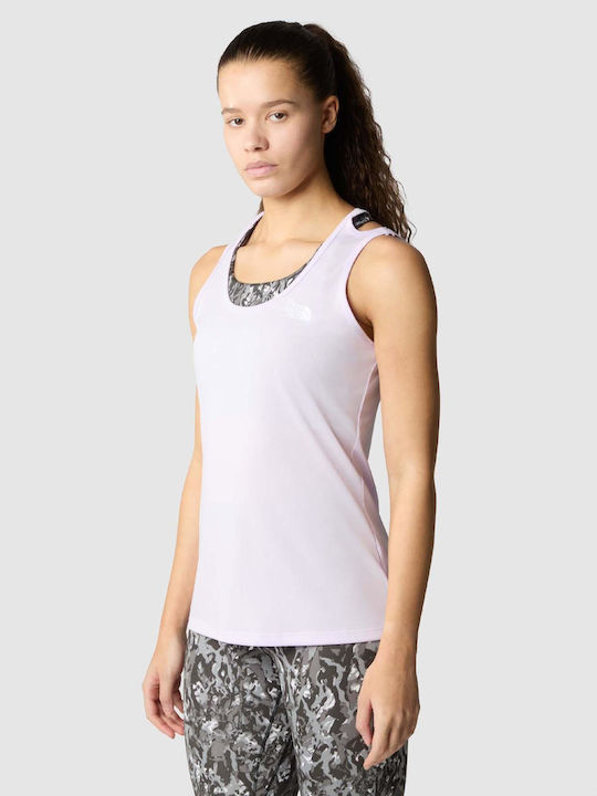 The North Face Flex Women's Athletic Blouse Sleeveless Fast Drying Lilacc