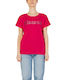 Blauer Damen T-shirt Lila