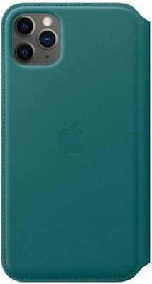 Apple Leather Folio Book Δερμάτινο Μπλε (iPhone 11 Pro Max)