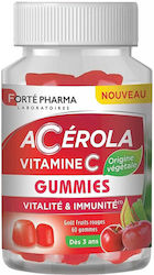 Forte Pharma Acerola Vitamine C Βιταμίνη 60 x 1 ζελεδάκια Forte Pharma Acerola Vitamine C Βιταμίνη 60 x 1 ζελεδάκια