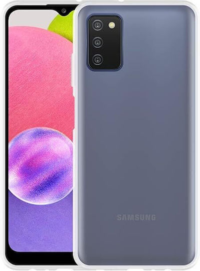 Back Cover Σιλικόνης Λευκό (Galaxy S20)