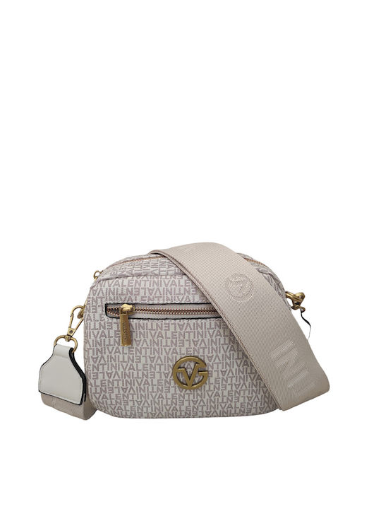 Valentini Bianco Damen Tasche Crossbody Beige