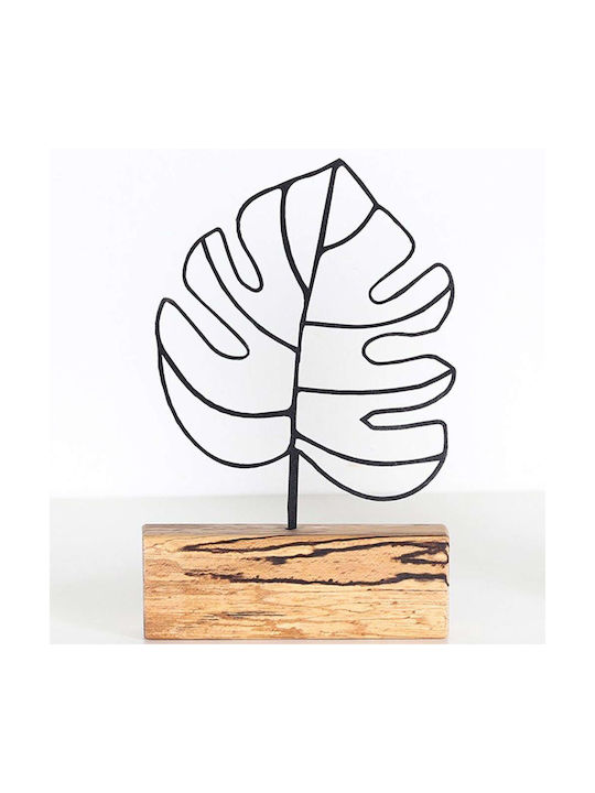 Aberto Design Decorative Leaf made of Metallic 17x3.5x28cm 1pcs