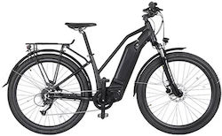 27.5" Μαύρο Ηλεκτρικό Ποδήλατο Πόλης με 9 Ταχύτητες και Δισκόφρενα