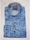 Long Sleeve Cotton Shirt Blue