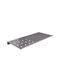 Pam & Co Wall Mounted Bathroom Shelf Metallic 28x15x1cm Gray