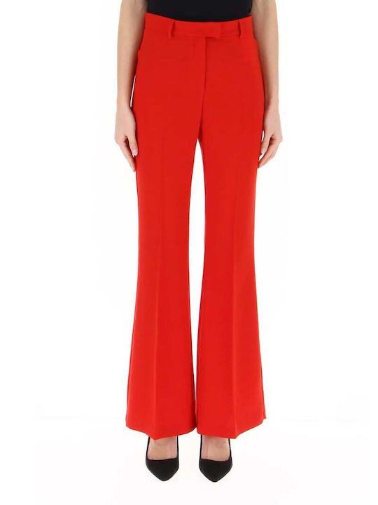 Women's Fabric Trousers Red