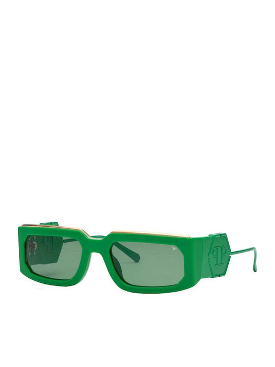 Philipp Plein Feminini Ochelari de soare cu Verde Cadru și Verde Lentilă SPP119M 0859