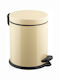Marva Micro Metallic Bathroom Basket 5lt Beige