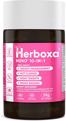 Herboxa Meno 10-in-1 Ergänzungsmittel für die Menopause 60 Mützen