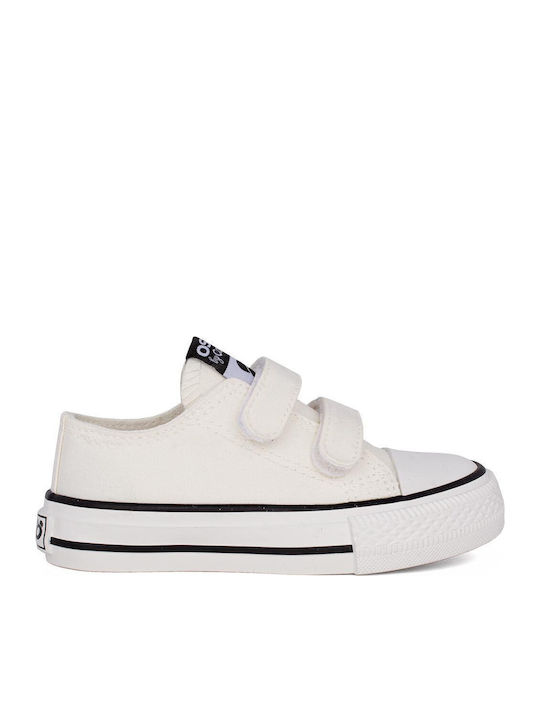Conguitos Kinder Sneakers mit Klettverschluss Weiß