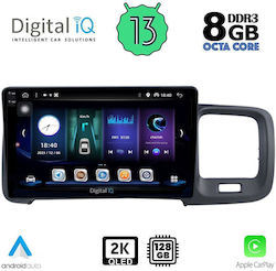 Digital IQ Car-Audiosystem für Volvo S60 2010-2018 (Bluetooth/USB/AUX/WiFi/GPS/Apple-Carplay/Android-Auto) mit Touchscreen 9"