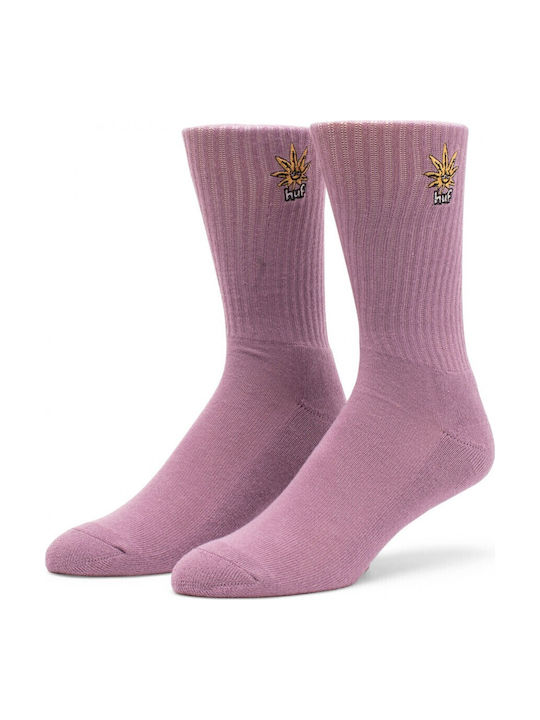 Huf Green Buddy Emb. Sock - Mauve Huf