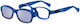 Nanovista Twitch SC 3.0 Children's Eyeglass Frame Butterfly with Clip On Blue NAO3230546SC