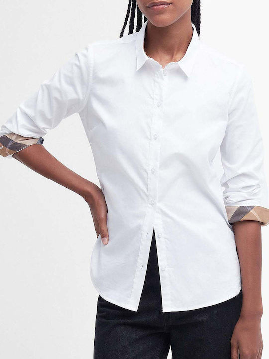 Barbour Дълъг ръкав Женска Риза White