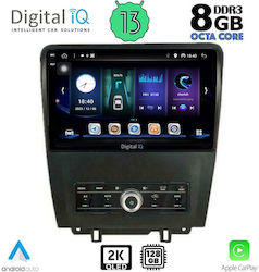 Digital IQ Car-Audiosystem für Ford Mustang 2010-2015 (Bluetooth/USB/AUX/WiFi/GPS/Apple-Carplay/Android-Auto) mit Touchscreen 9"