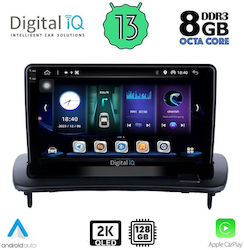 Digital IQ Car-Audiosystem für Volvo C30 / S40 2004-2013 (Bluetooth/USB/AUX/WiFi/GPS/Apple-Carplay/Android-Auto) mit Touchscreen 9"
