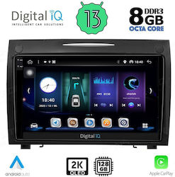Digital IQ Ηχοσύστημα Αυτοκινήτου για Mercedes-Benz SLK 2004-2010 (Bluetooth/USB/AUX/WiFi/GPS/Apple-Carplay/Android-Auto) με Οθόνη Αφής 9"