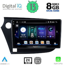 Digital IQ Car-Audiosystem für Honda Einblick 2009-2014 (Bluetooth/USB/AUX/WiFi/GPS/Apple-Carplay/Android-Auto) mit Touchscreen 9"