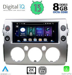 Digital IQ Car Audio System for Toyota FJ 2007-2013 (Bluetooth/USB/AUX/WiFi/GPS/Apple-Carplay/Android-Auto) with Touch Screen 9"