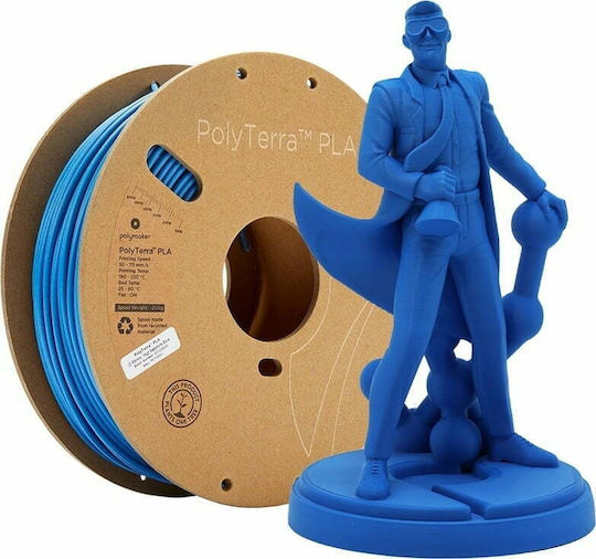 Polymaker Polyterra PLA 3D Printer Filament 1.75mm Blue 1kg