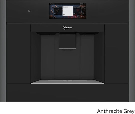 Neff Вградена Налягане 19бар за капучино с мелачка и Wi-Fi Anthracite Grey CL9TX11Y0 + ZC045AY0