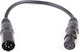 Master Audio XLR Cable Male to XLR Female Black 1m 60105-005