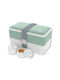 Microwave Bamboo Lunch Box Green