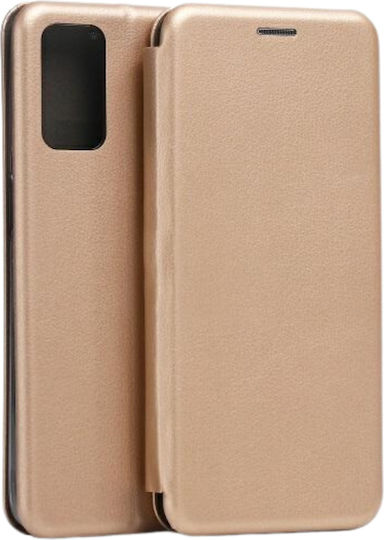 Beline Book Δερματίνης / Σιλικόνης Χρυσό (Moto G42)