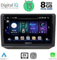 Digital IQ Ηχοσύστημα Αυτοκινήτου για Skoda Fabia 2008-2014 (Bluetooth/USB/AUX/WiFi/GPS/Apple-Carplay/Android-Auto) με Οθόνη Αφής 10"